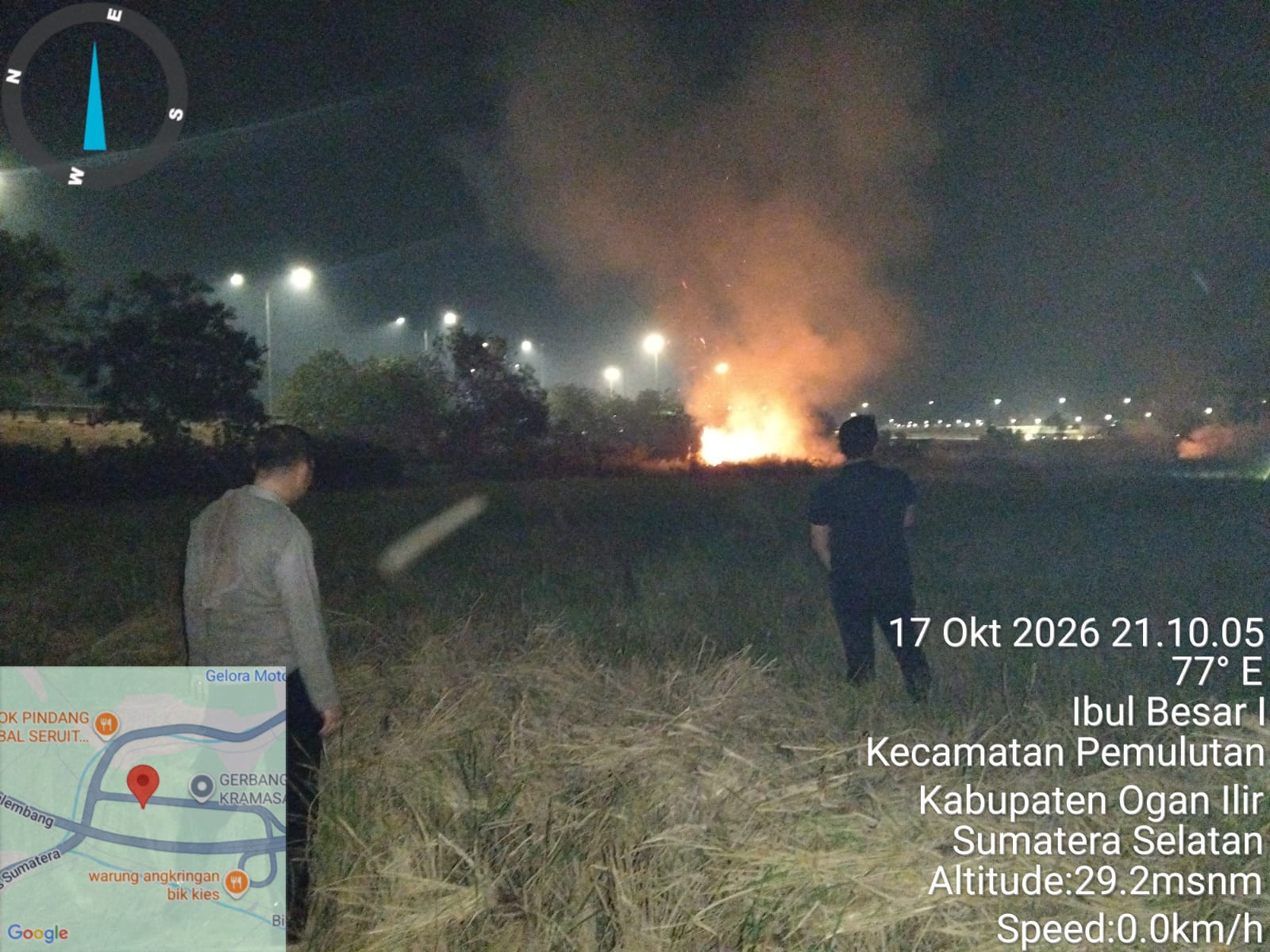 Sinergi TNI-Polri dan BPBD Padamkan Karhutla 1 Hektare di Ibul Besar I Pemulutan