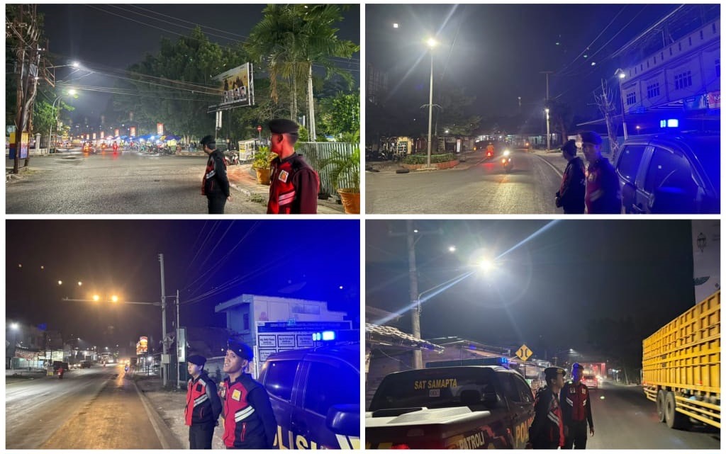Patroli Perintis Presisi Sat Samapta Polres OKU, Antisipasi Premanisme, Pungli dan Kejahatan Jalanan di Baturaja