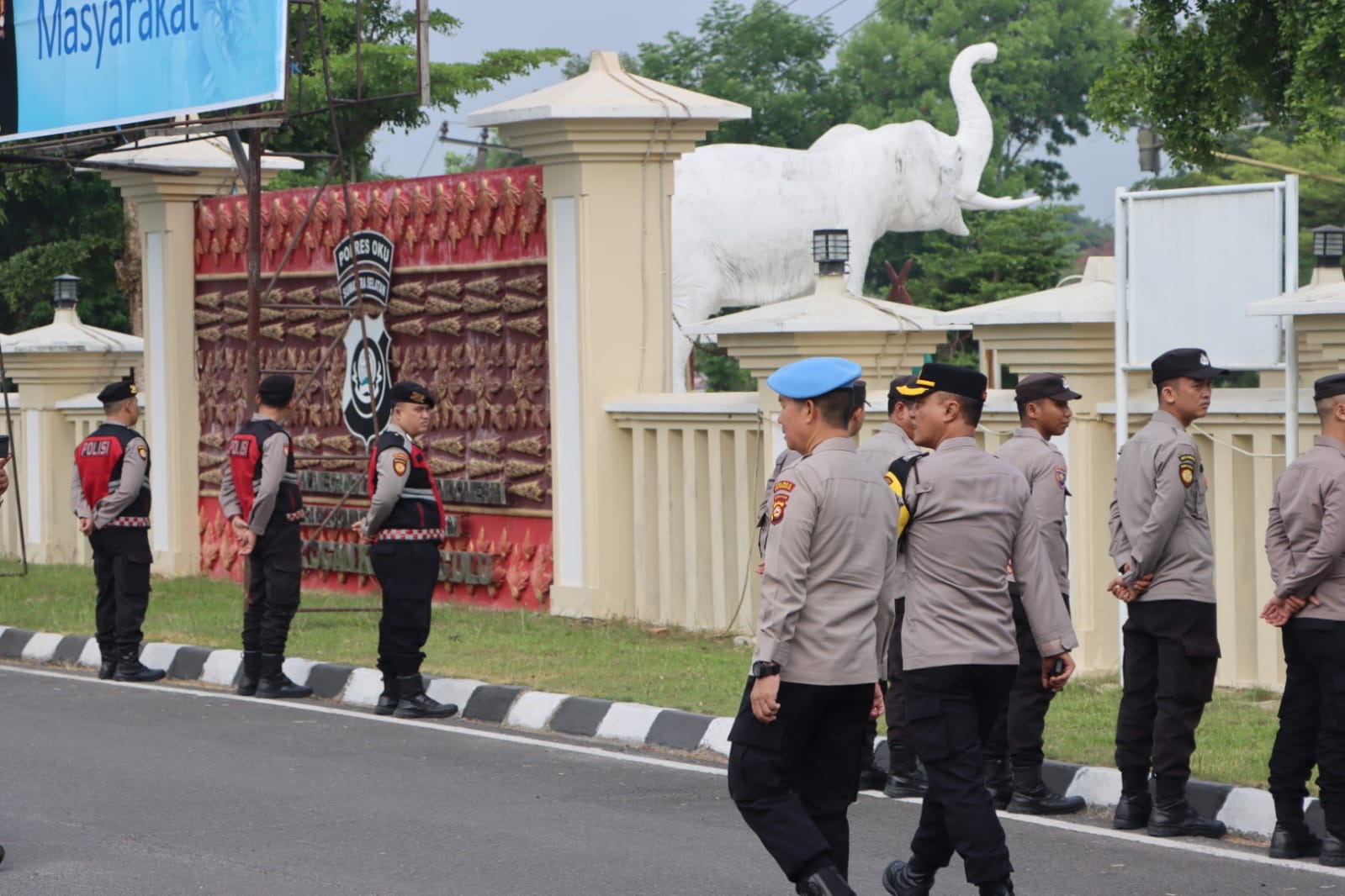Polres OKU Laksanakan Pelatihan Sispam Mako untuk Tingkatkan Kesiapsiagaan Personel