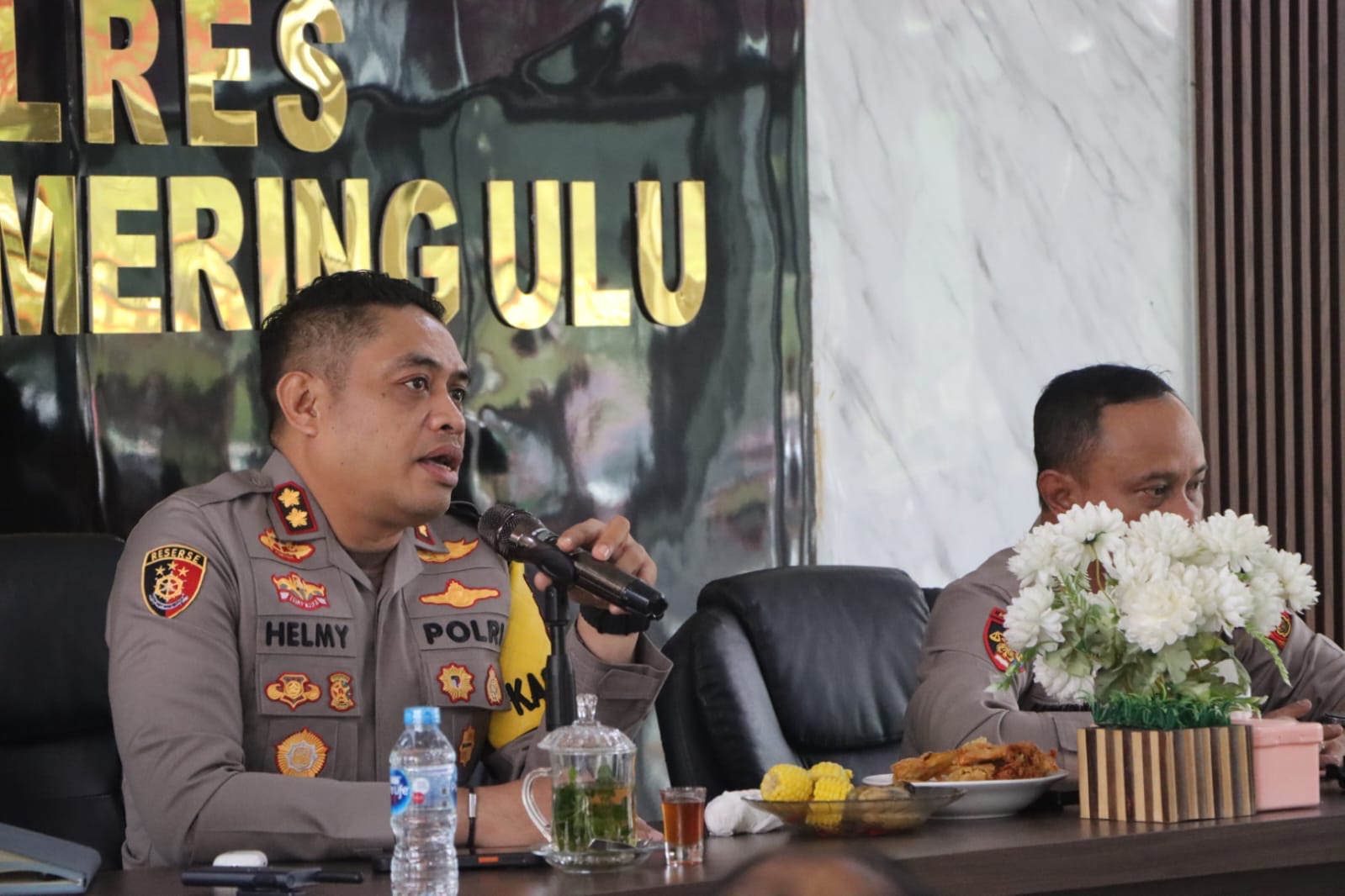 Kapolres OKU Pimpin Rapat Koordinasi Pelatihan Quick Wins Program 100 Hari Kapolri