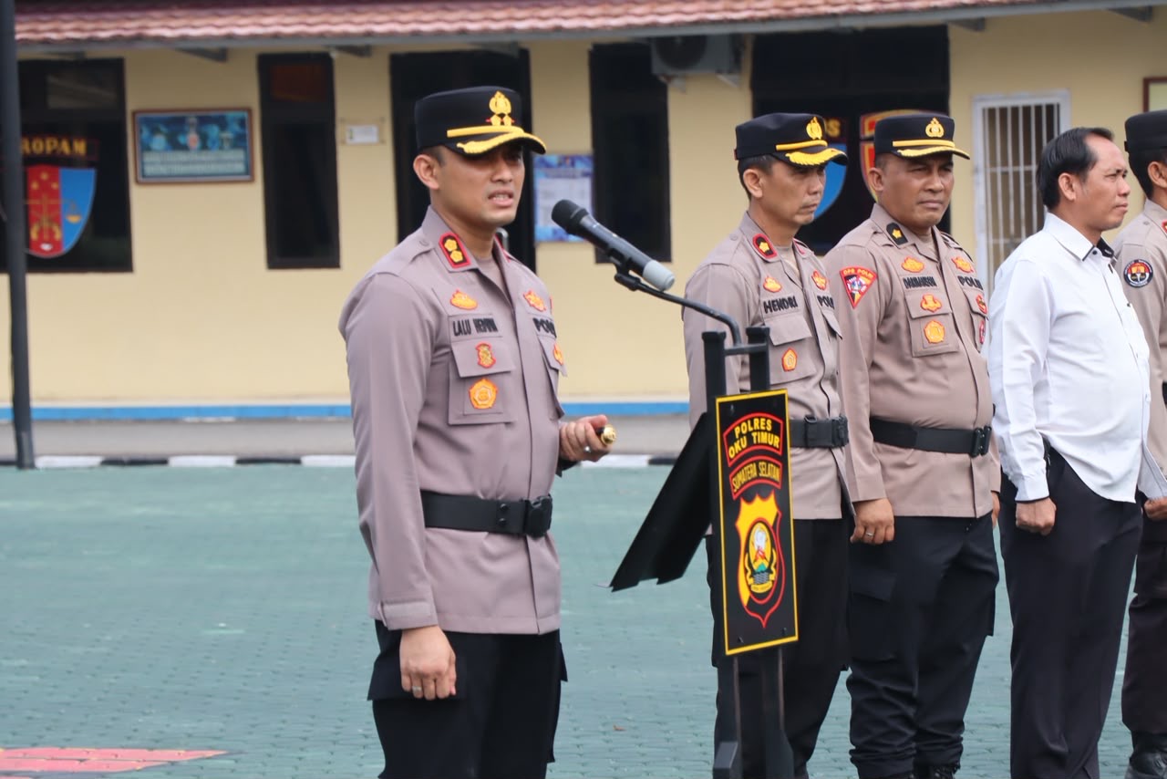 Polres OKU Timur Gelar Simulasi Sispam Mako dan Sispam Kota