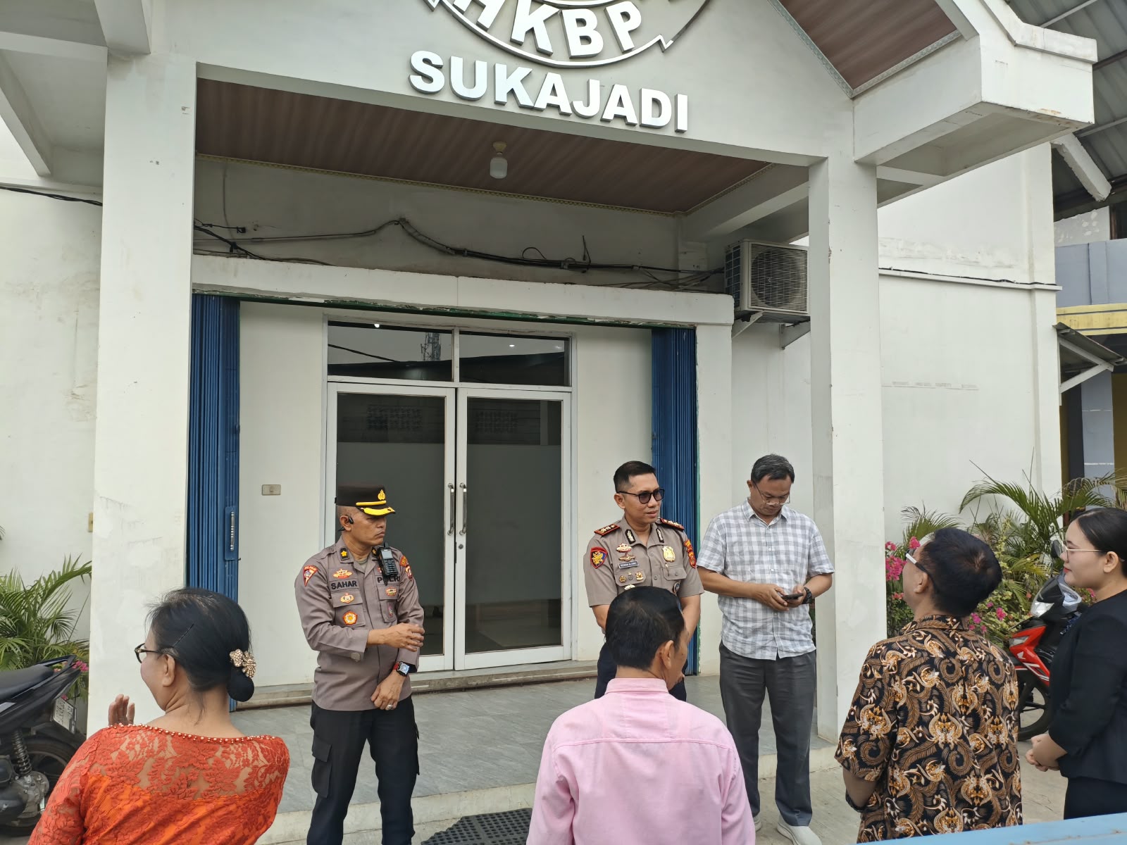 Polres Banyuasin Pererat Silaturahmi dengan Jemaat Gereja HKBP KM 14 melalui Minggu Kasih
