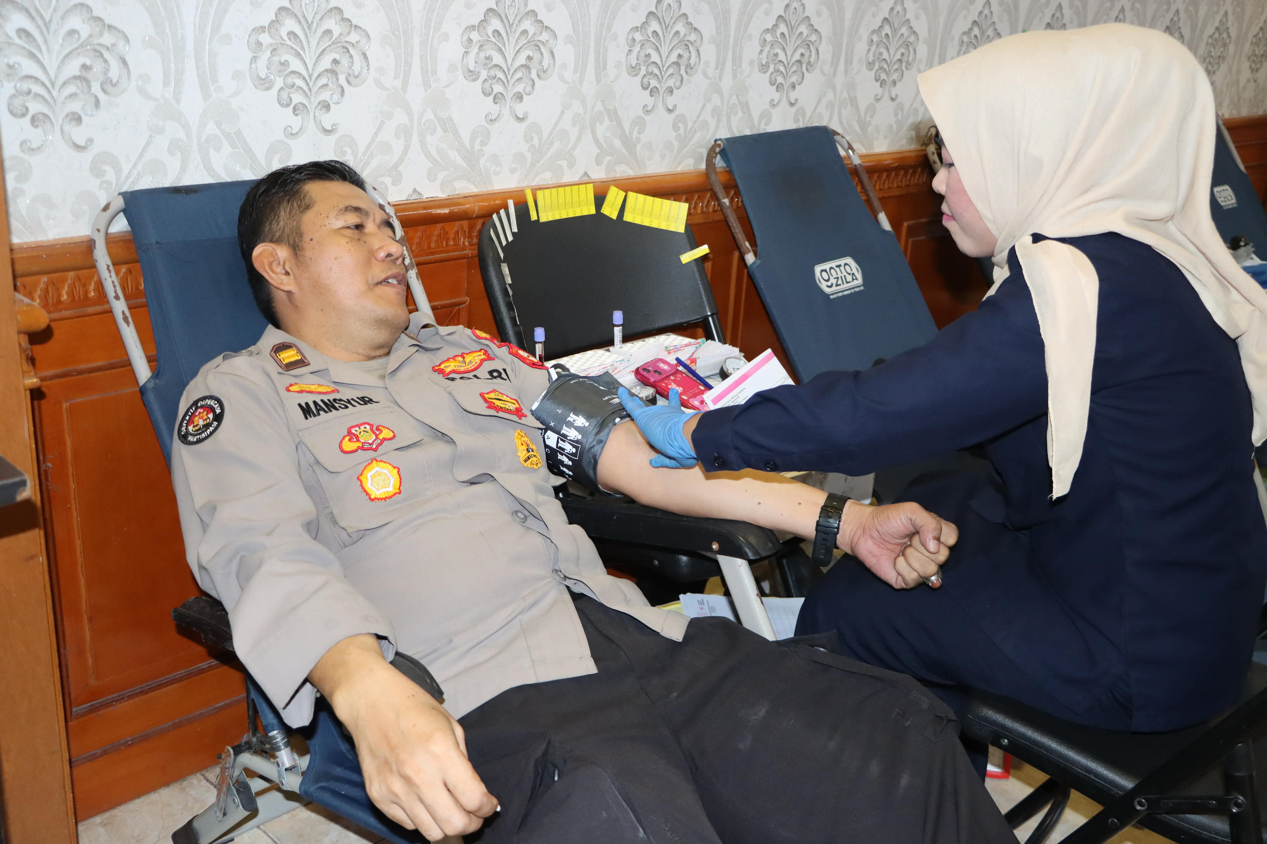 Sambut Hari Jadi Humas Polri ke-75, Polres Ogan Ilir Gelar Donor Darah sebagai Wujud Nyata Polri untuk Masyarakat