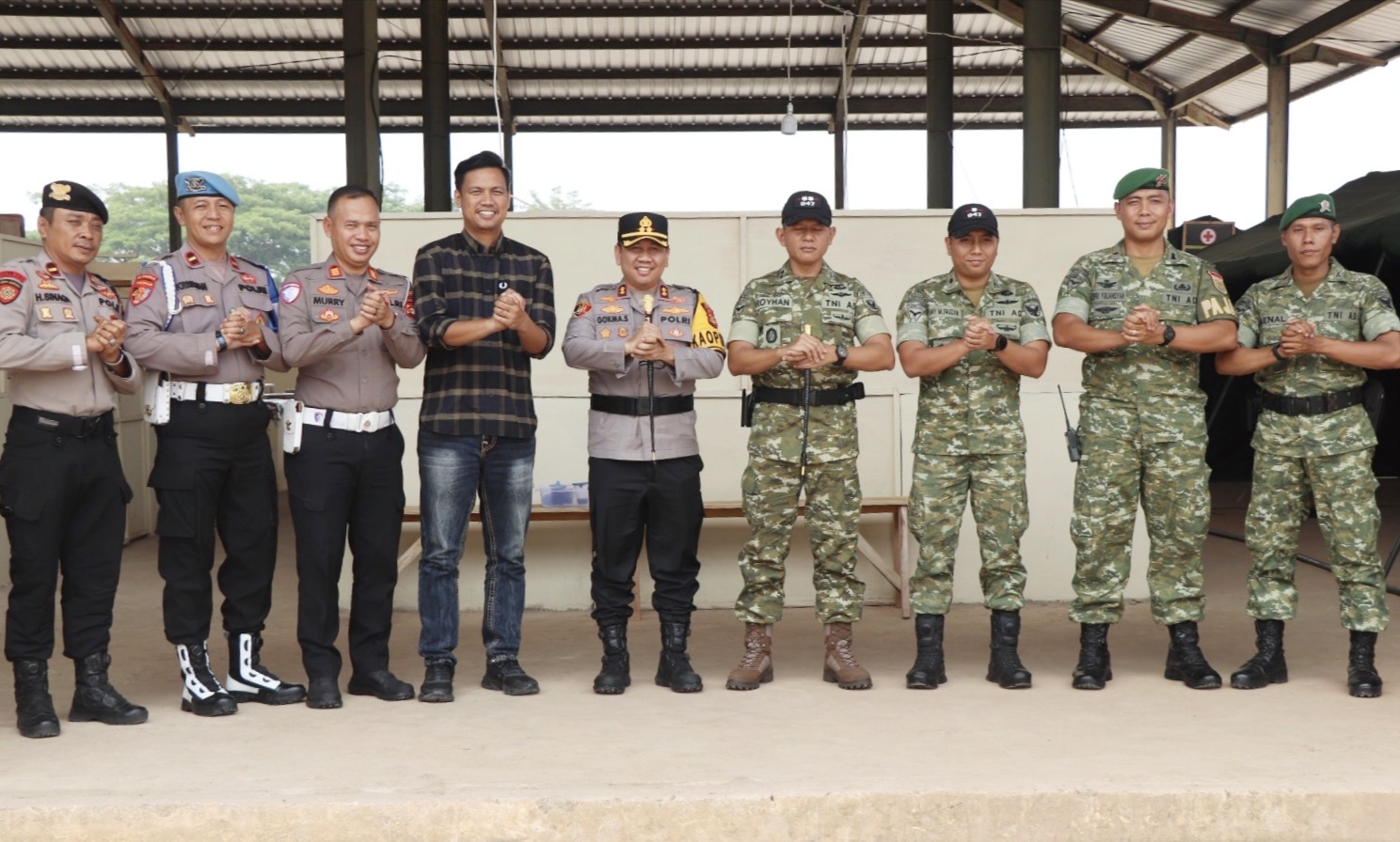 Perkuat Sinergitas TNI-Polri, Kapolres Musi Rawas Silaturahmi ke Yonif TP 947/Pangeran Amin