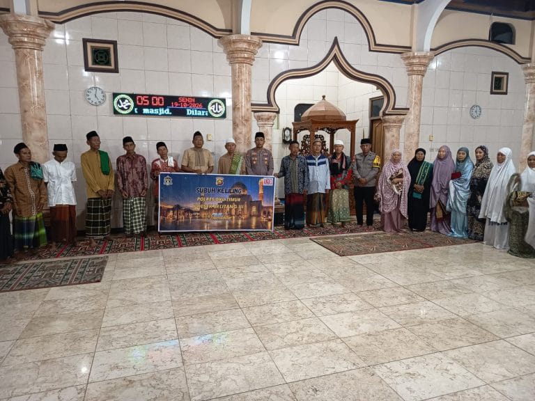 KEGIATAN SUBUH KELILING POLSEK BELITANG III POLRES OKU TIMUR