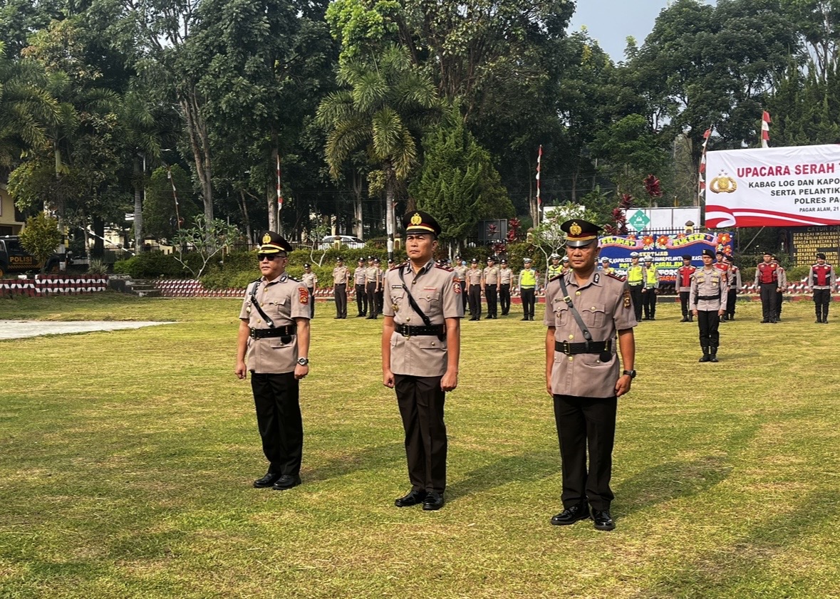 Tiga Pejabat Polres Pagar Alam Berganti, Kapolres Tekankan Peningkatan Pelayanan