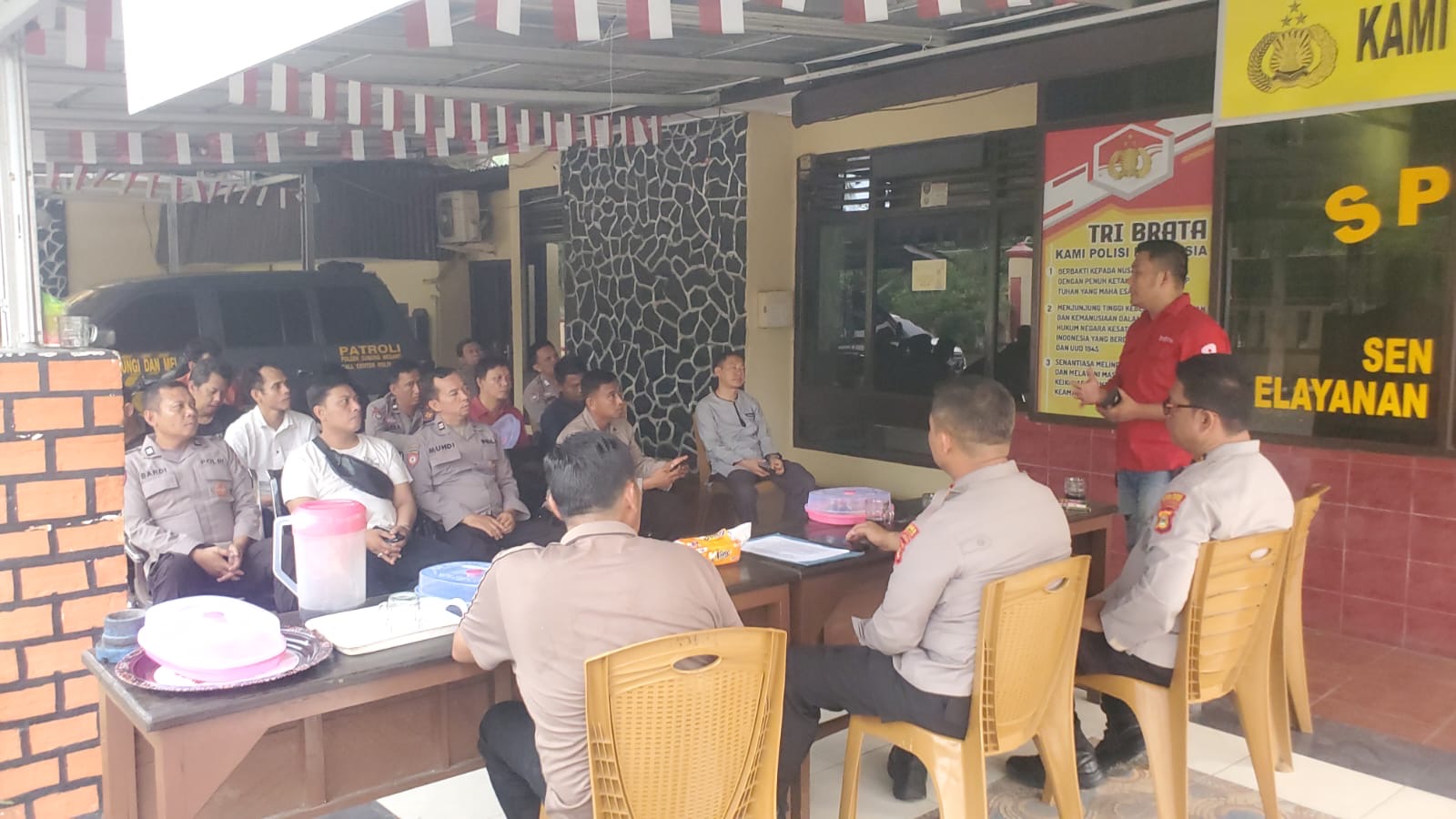 Tingkatkan Profesionalisme Publikasi, Polsek Gunung Megang Gelar Pelatihan Kehumasan Bersama Jurnalis TV ONE
