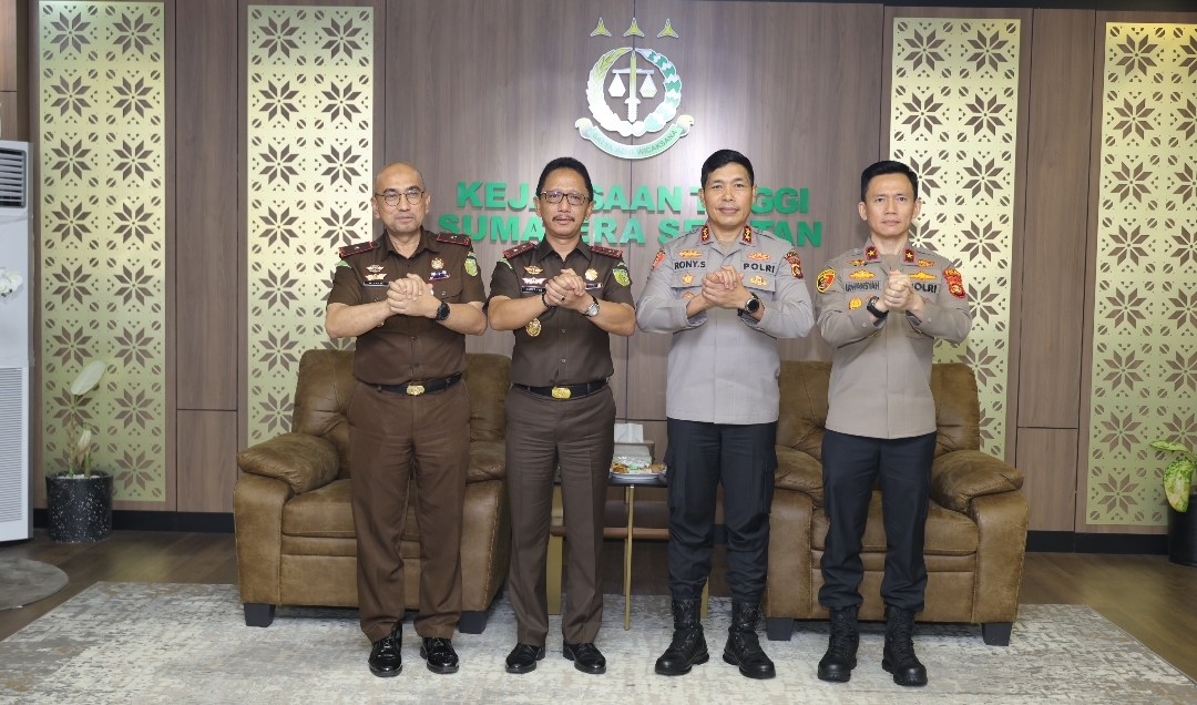 Kapolda Sumsel Kunjungi Kejati, Perkuat Kolaborasi Penegakan Hukum di Sumatera Selatan