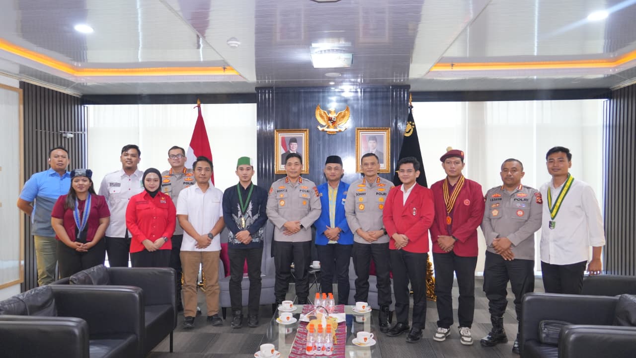 Kapolda Sumsel Terima Aliansi Cipayung Plus, Bahas Karhutla hingga Pemberantasan Narkoba
