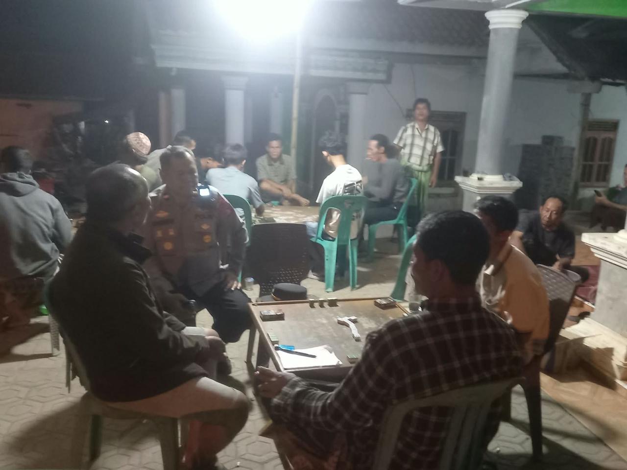 Kapolsek Sinar Peninjauan Sambangi Calon Kades dan Panitia Pilkades Tanjung Makmur, Petakan Potensi Kerawanan Konflik