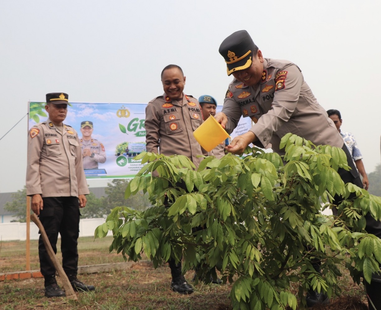 Kapolres Musi Rawas, AKBP Gokma Gaungkan Green Policing, Wujudkan Lingkungan Hijau untuk Masa Depan Lebih Baik