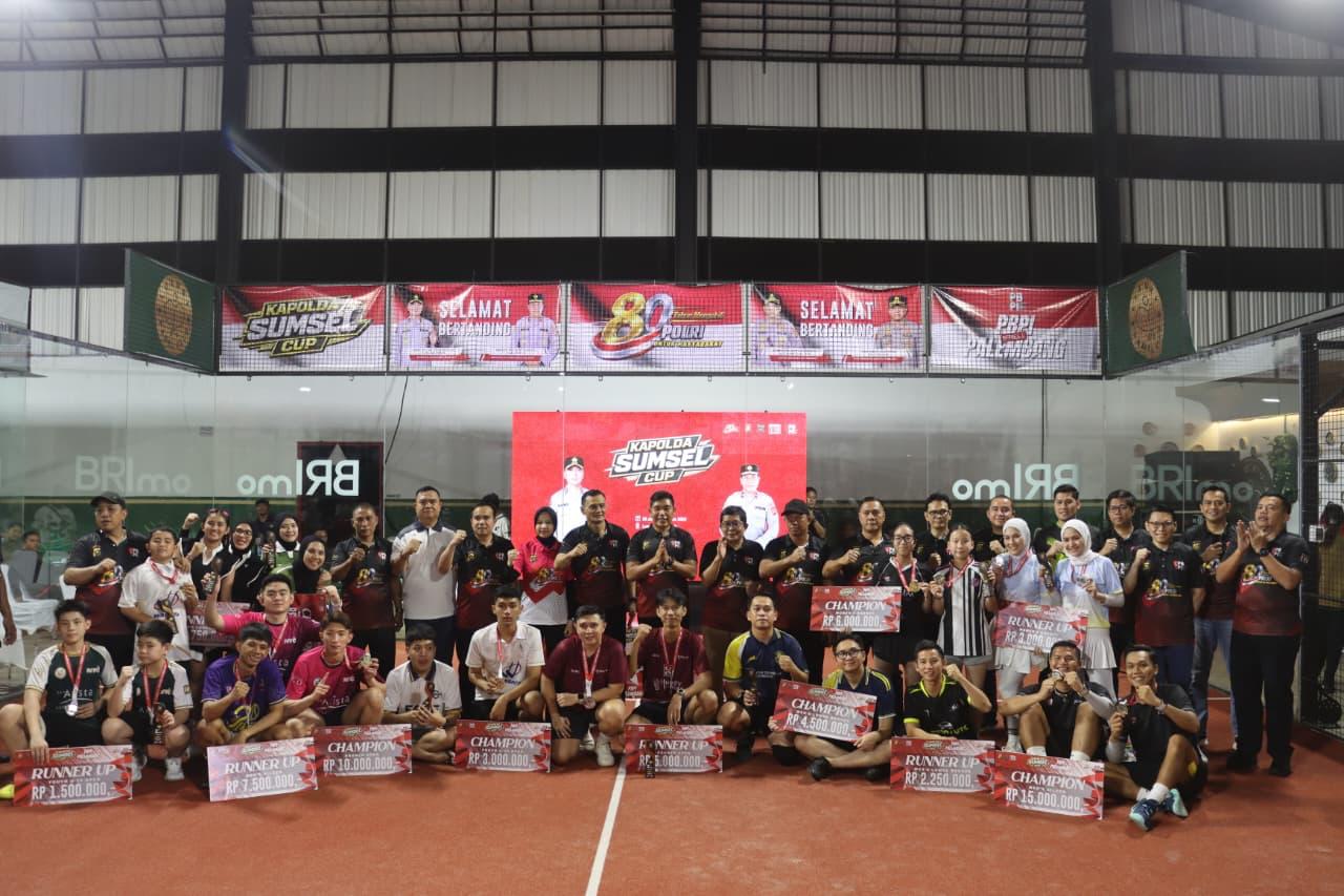Kapolda Sumsel Cup 2026 Pecahkan Rekor, 420 Atlet Ramaikan Turnamen Padel Terbesar di Sumsel
