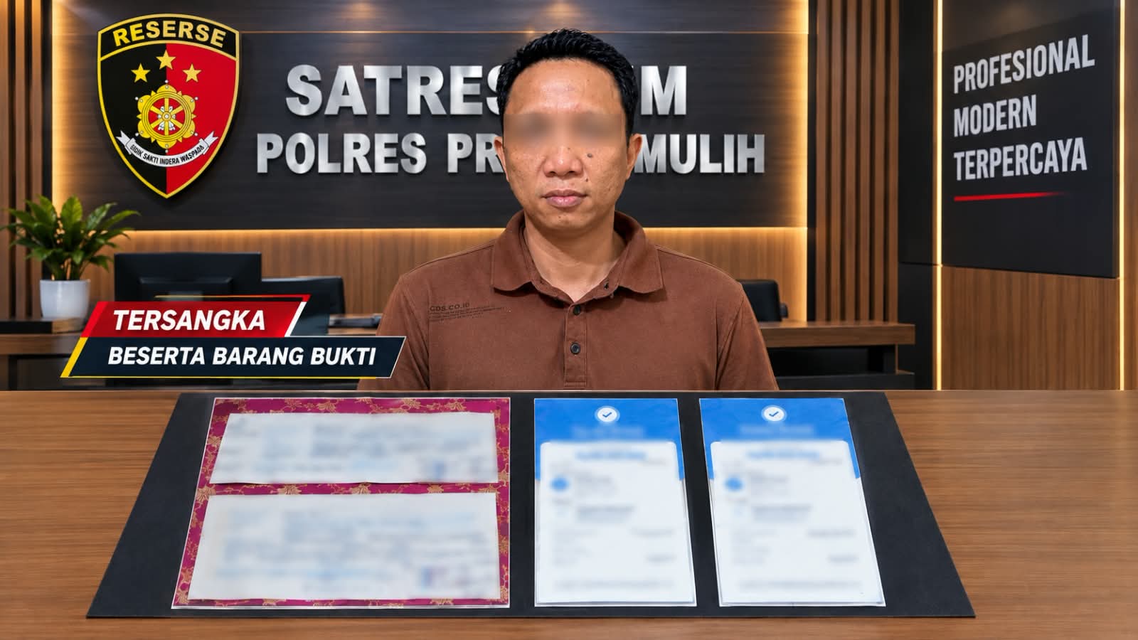 Polres Prabumulih Amankan Terduga Pelaku Penipuan Modus Janjikan Pekerjaan di Pertamina