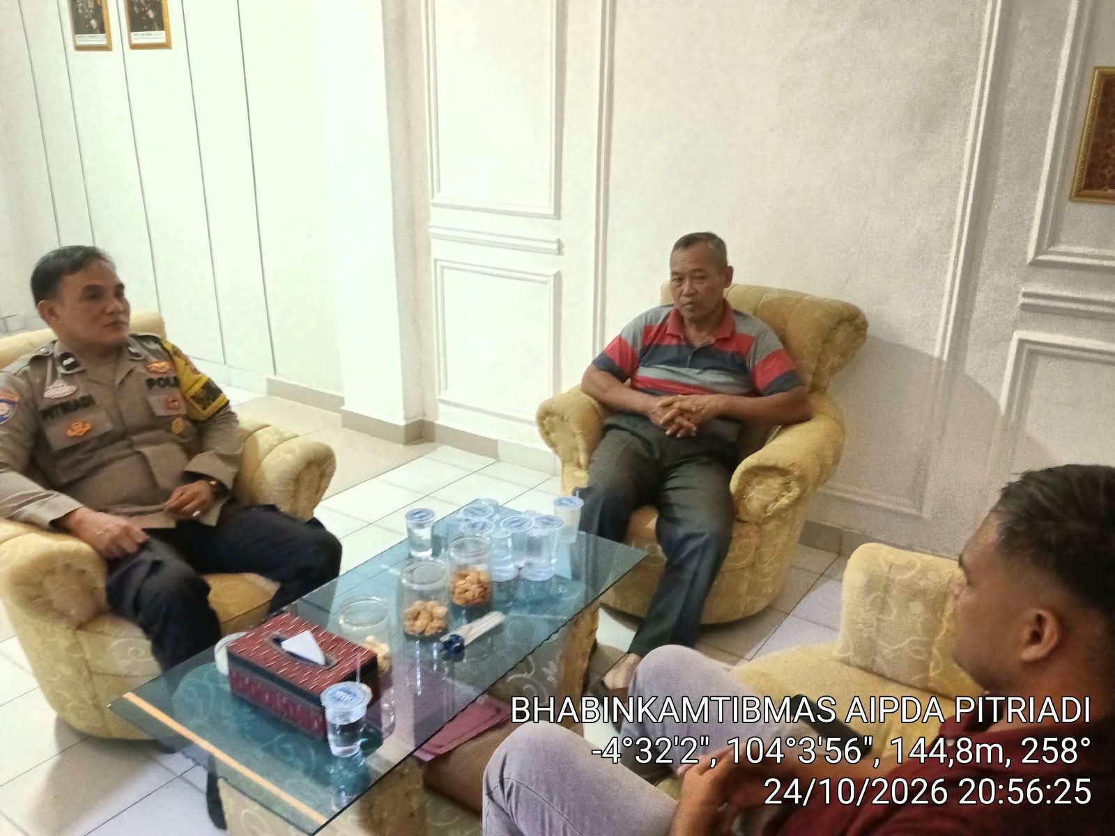 KAPOLSEK MUARADUA KOORDINASI PEMBENTUKAN KAMPUNG TANGGUH ANTI NARKOBA DAN ANTI RADIKALISME