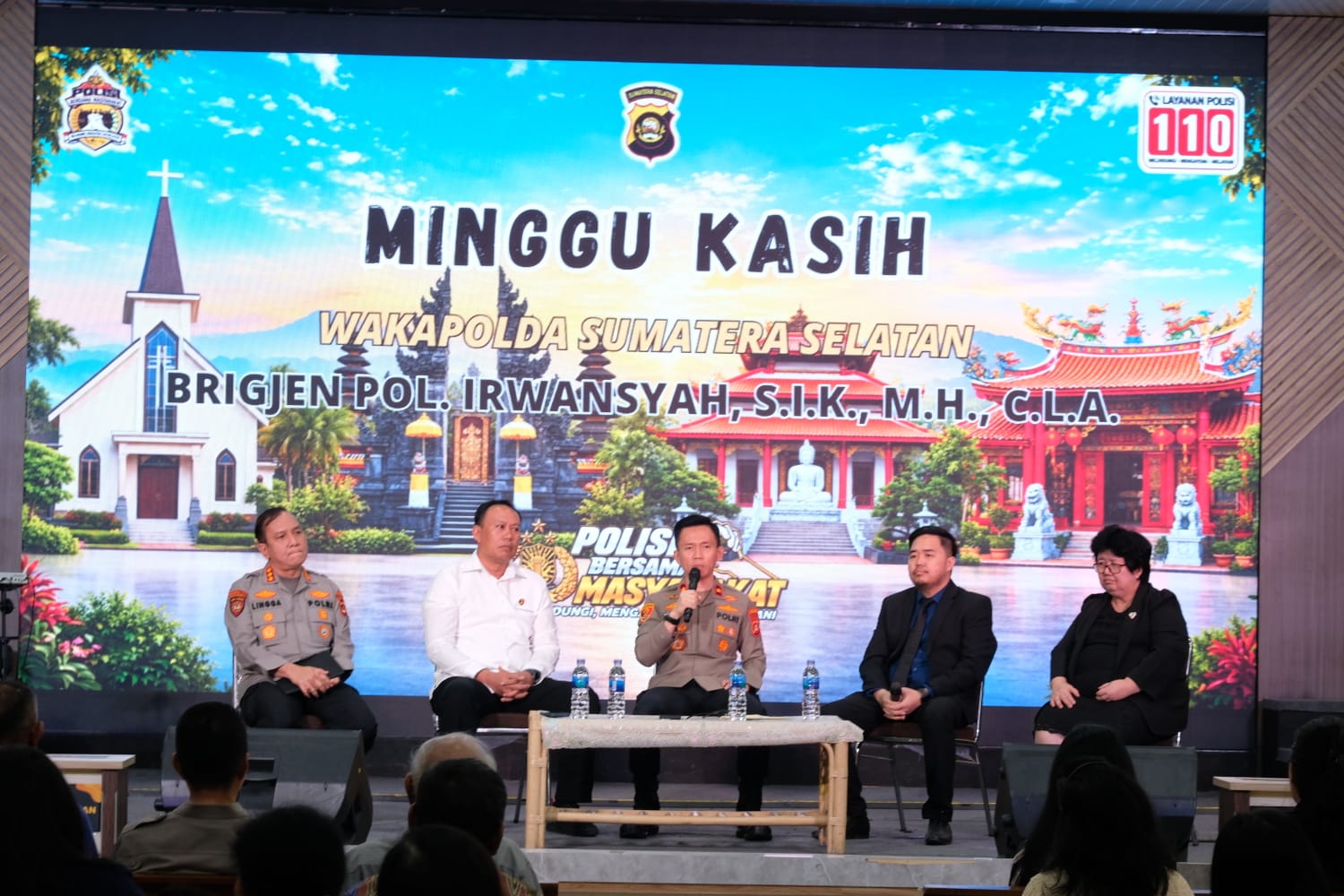 Minggu Kasih di GPdI Alfa Omega Palembang, Wakapolda Sumsel Perkuat Silaturahmi dan Kemitraan dengan Jemaat