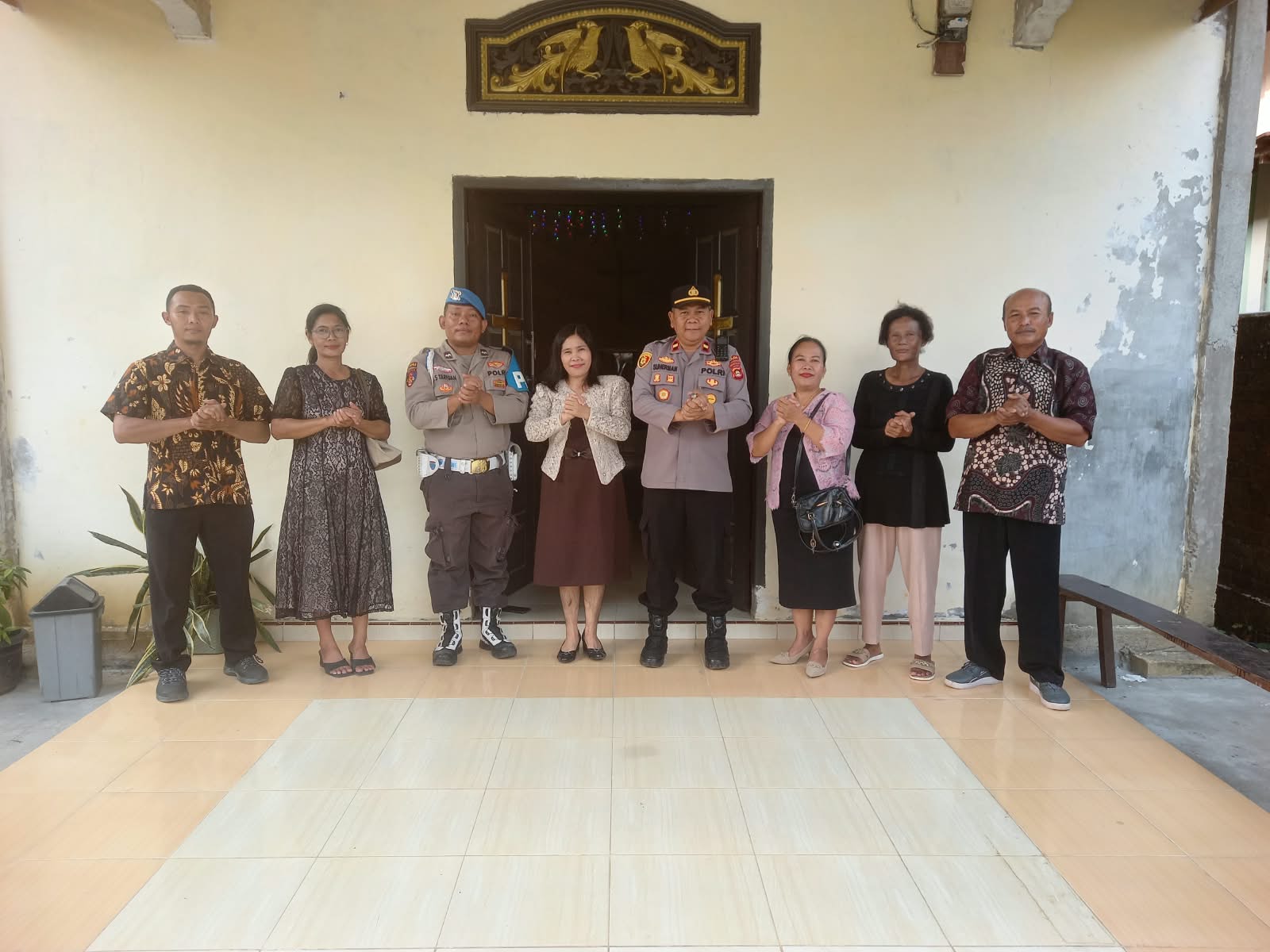Kapolsek Sinar Peninjauan Laksanakan Minggu Kasih di Gereja GPdI Desa Karya Mukti, Ajak Jemaat Jaga Toleransi Antarumat Beragama