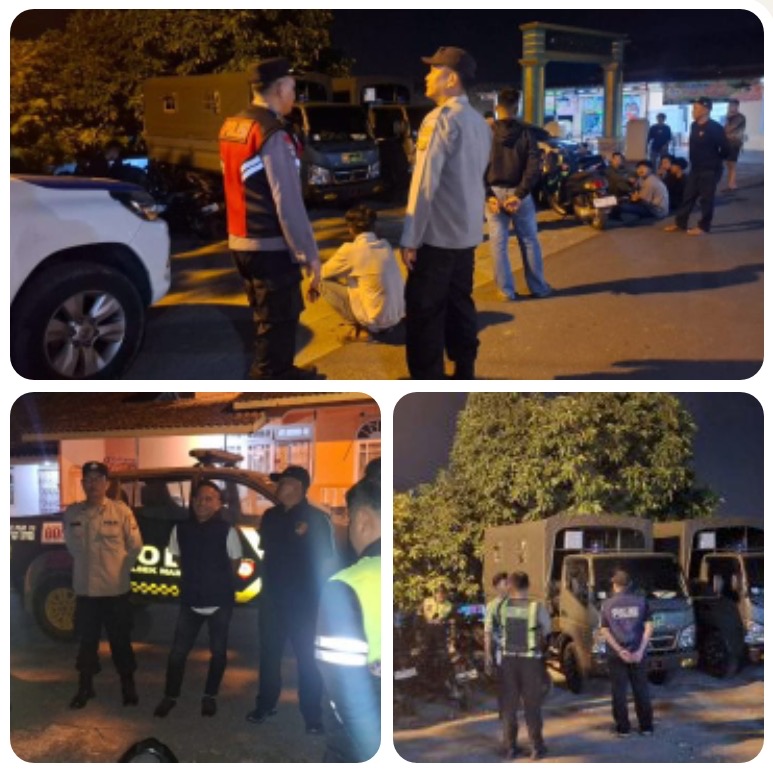 Balap Liar Dibubarkan Polisi! Patroli Gabungan Polres OKU Timur Sita 18 Motor di Martapura