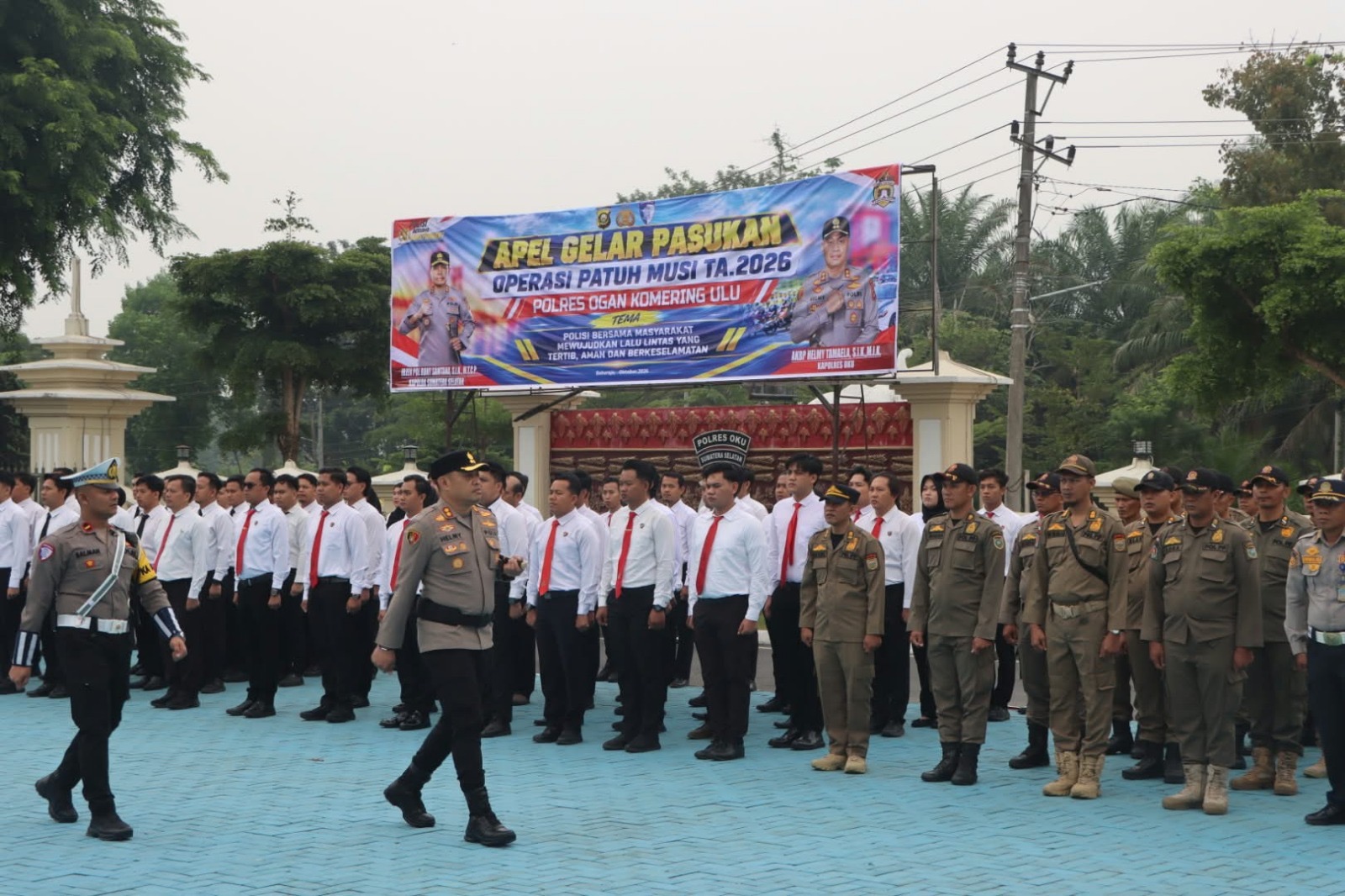 Kapolres OKU Pimpin Apel Gelar Pasukan Operasi Patuh Musi 2026, Fokus Tingkatkan Ketertiban dan Keselamatan Berlalu Lintas