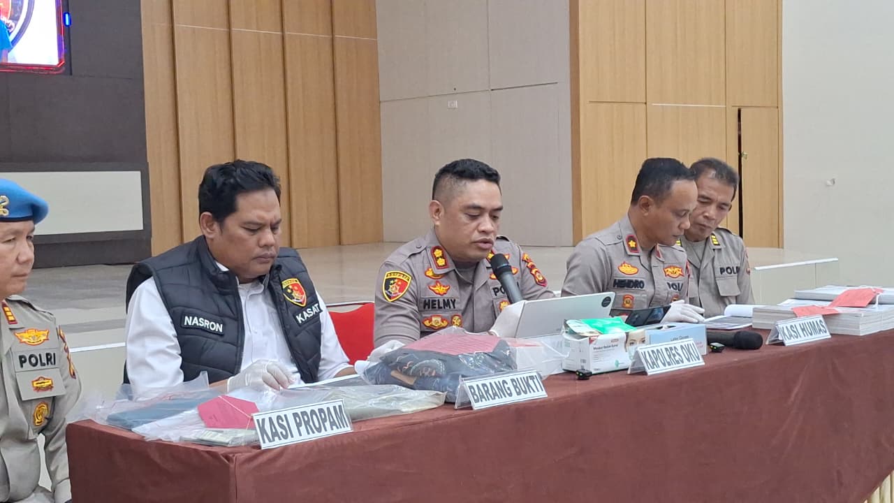 Press Conference Ungkap Kasus Sat Reskrim Polres Oku TW II Tahun 2026