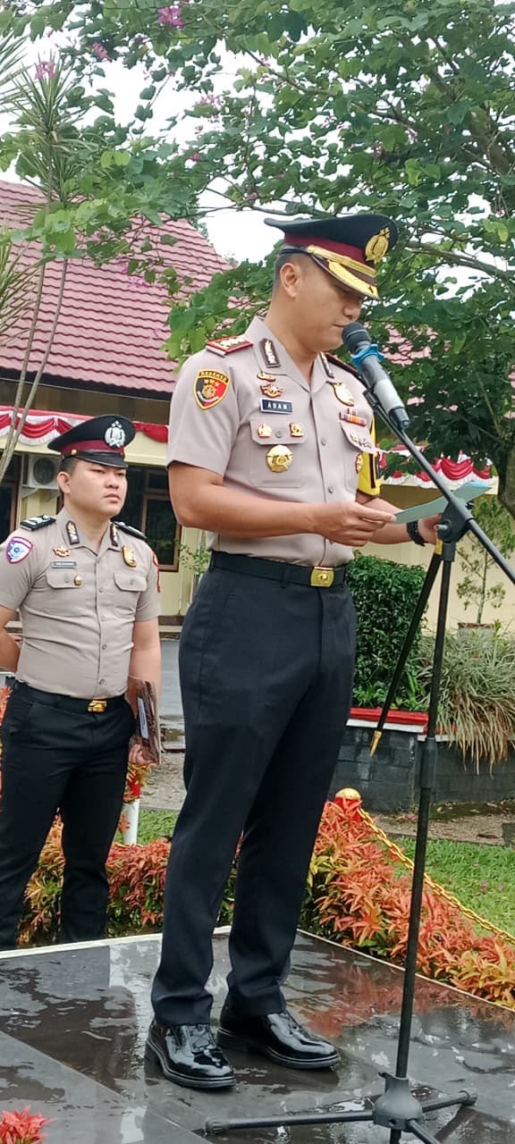 Polres Pagar Alam Gelar Upacara Peringatan Hari Sumpah Pemuda ke-98, Perkuat Semangat Persatuan dan Pengabdian