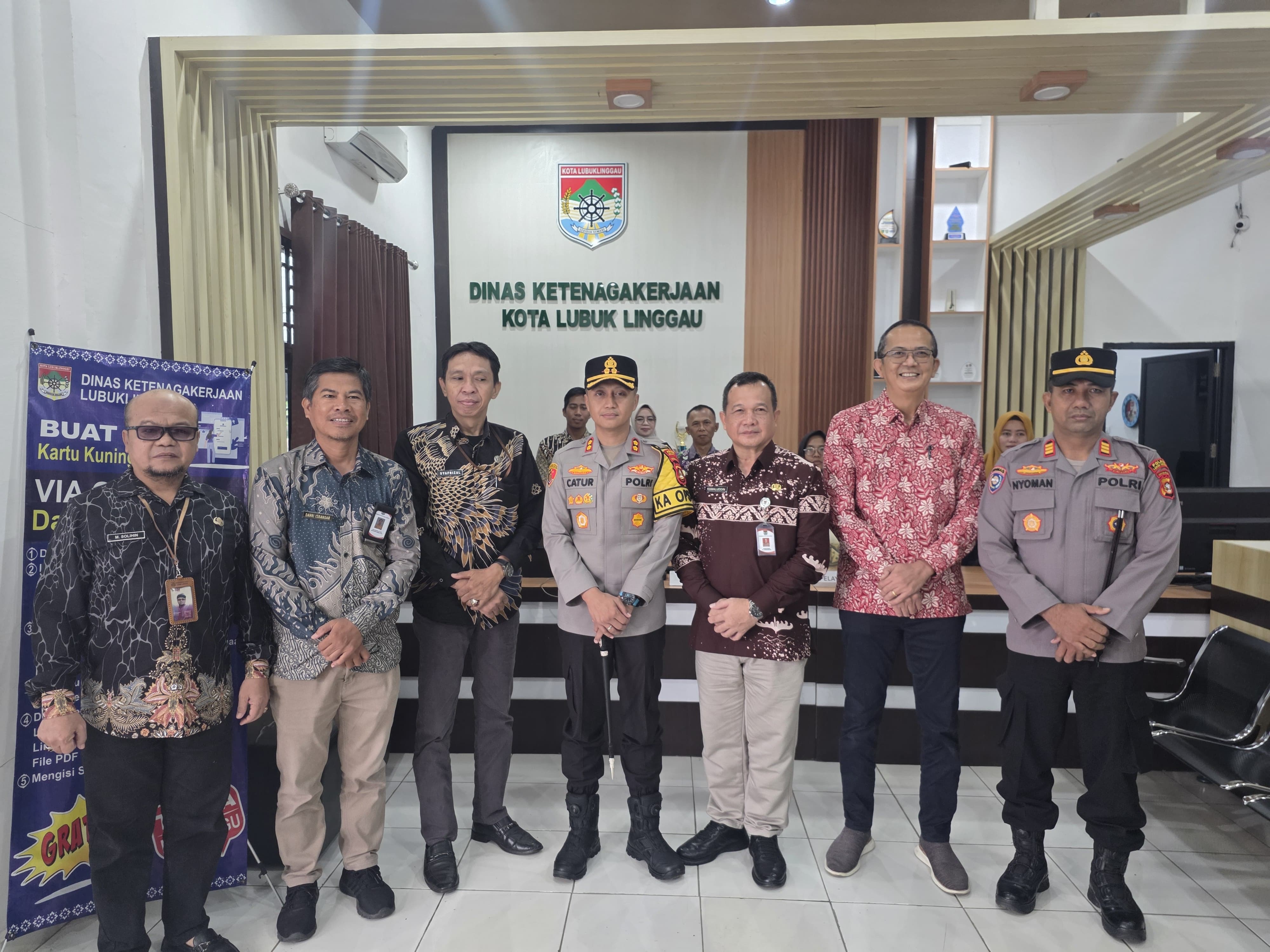 Dukung Penurunan Pengangguran, Kapolres Lubuk Linggau Gandeng Disnaker melalui Program POLIRAN