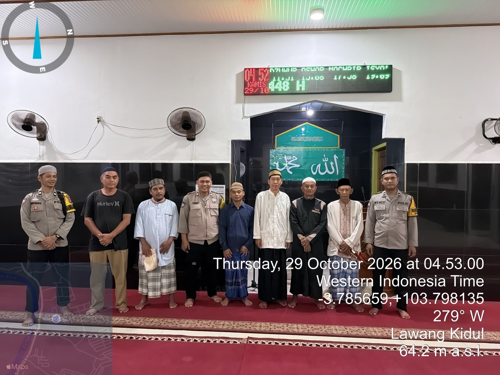 SUJUD BERSAMA, JAGA SESAMA: Safari Subuh Polsek Lawang Kidul Jadi Ruang Menyerap Aspirasi Warga