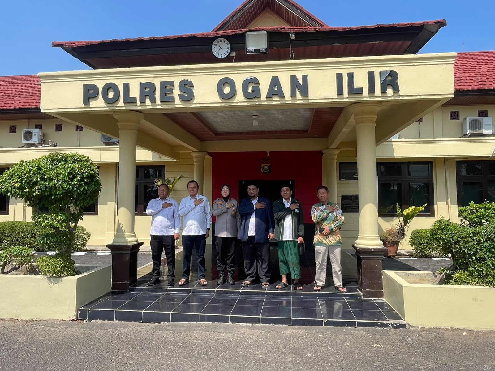 Silaturahmi Kapolres Ogan Ilir dan PCNU, Bangun Kolaborasi Menjaga Persatuan dan Kamtibmas