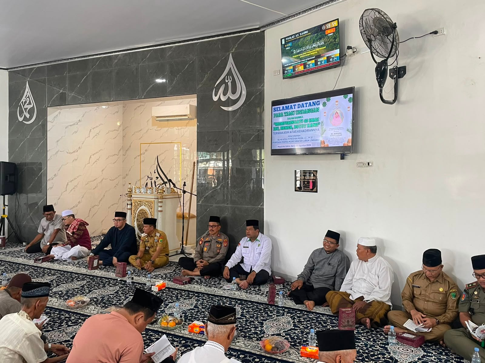 Kapolsek Tebing Tinggi Hadiri Takziah 40 Hari Almarhumah Hj. Rohana, Wujud Kepedulian Polri kepada Masyarakat