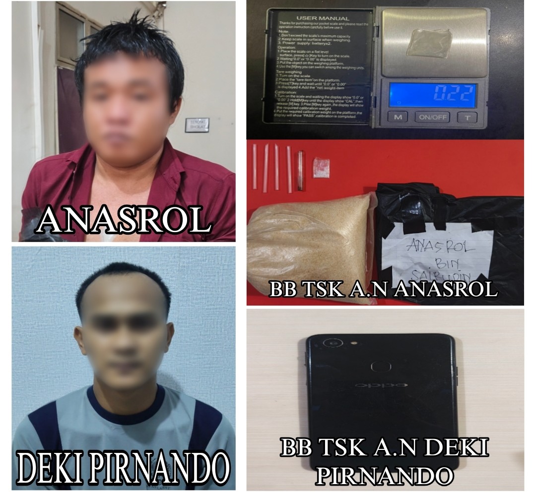 Satresnarkoba Polres Lahat Gagalkan Upaya Penyelundupan Sabu ke Tahanan, Dua Pelaku Diamankan