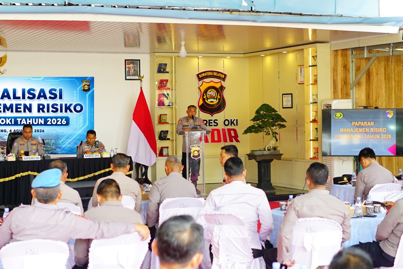 Polres OKI Perkuat Penerapan Manajemen Risiko, Kapolres: Kunci Mewujudkan Polri Presisi