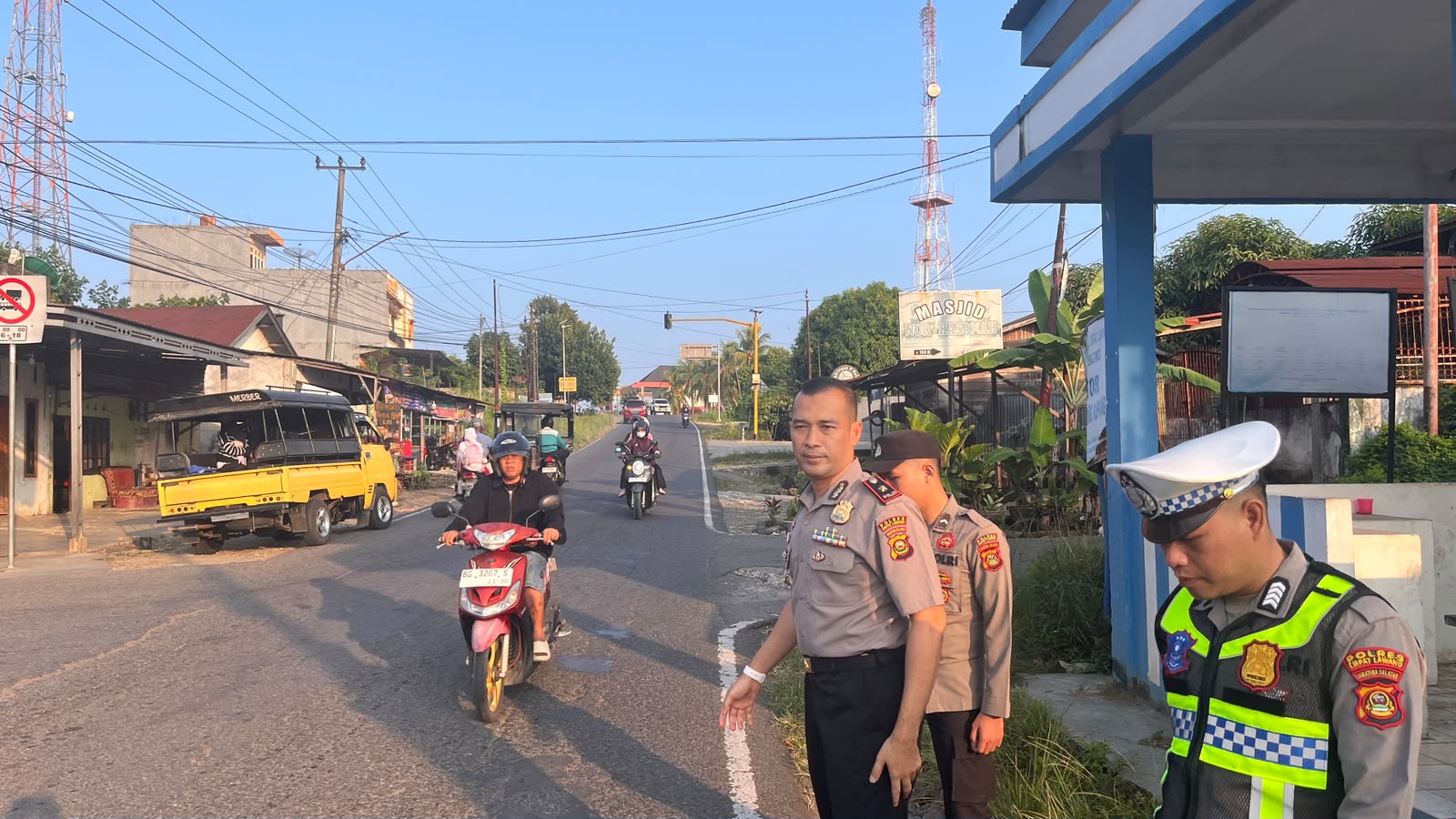 Wakapolres Empat Lawang Cek Personel Strong Point, Pastikan Pelayanan dan Pengamanan Berjalan Optimal