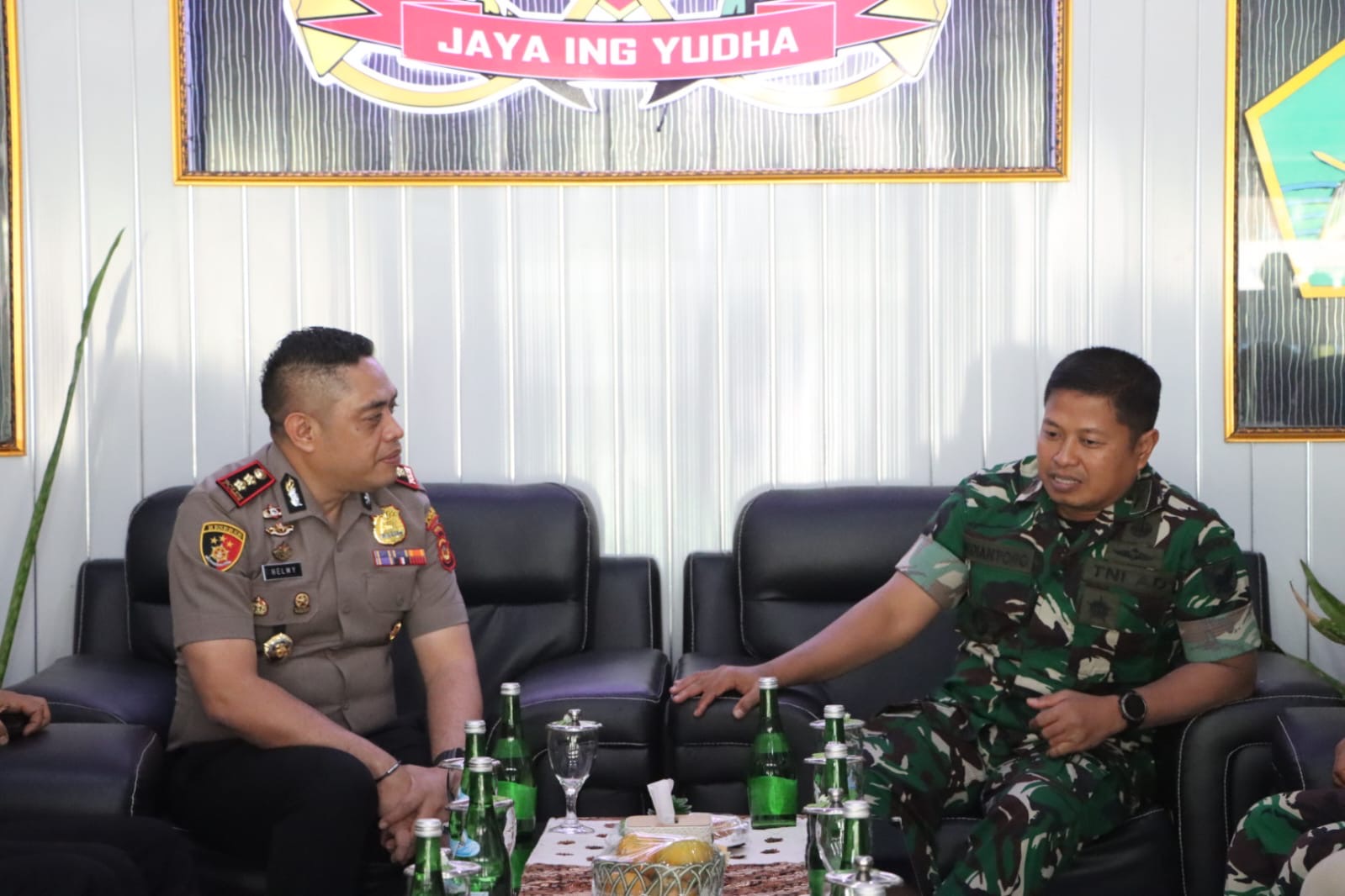 Kapolres Oku Silaturahmi Ke Dodiklatpur Rindam II/Sriwijaya Baturaja