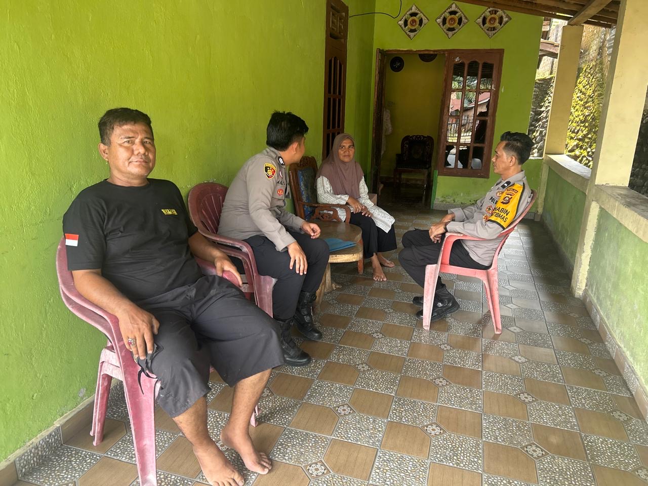 Jumat Curhat Polsek Lahat Pererat Silaturahmi, Ajak Warga Jaga Kamtibmas dan Cegah Karhutla