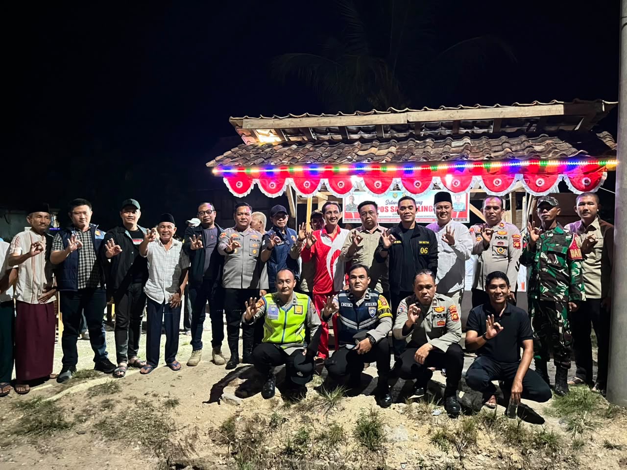 Kapolres OKU Selatan Sambangi Pos Kamling Lingkungan III Kelurahan Kisau