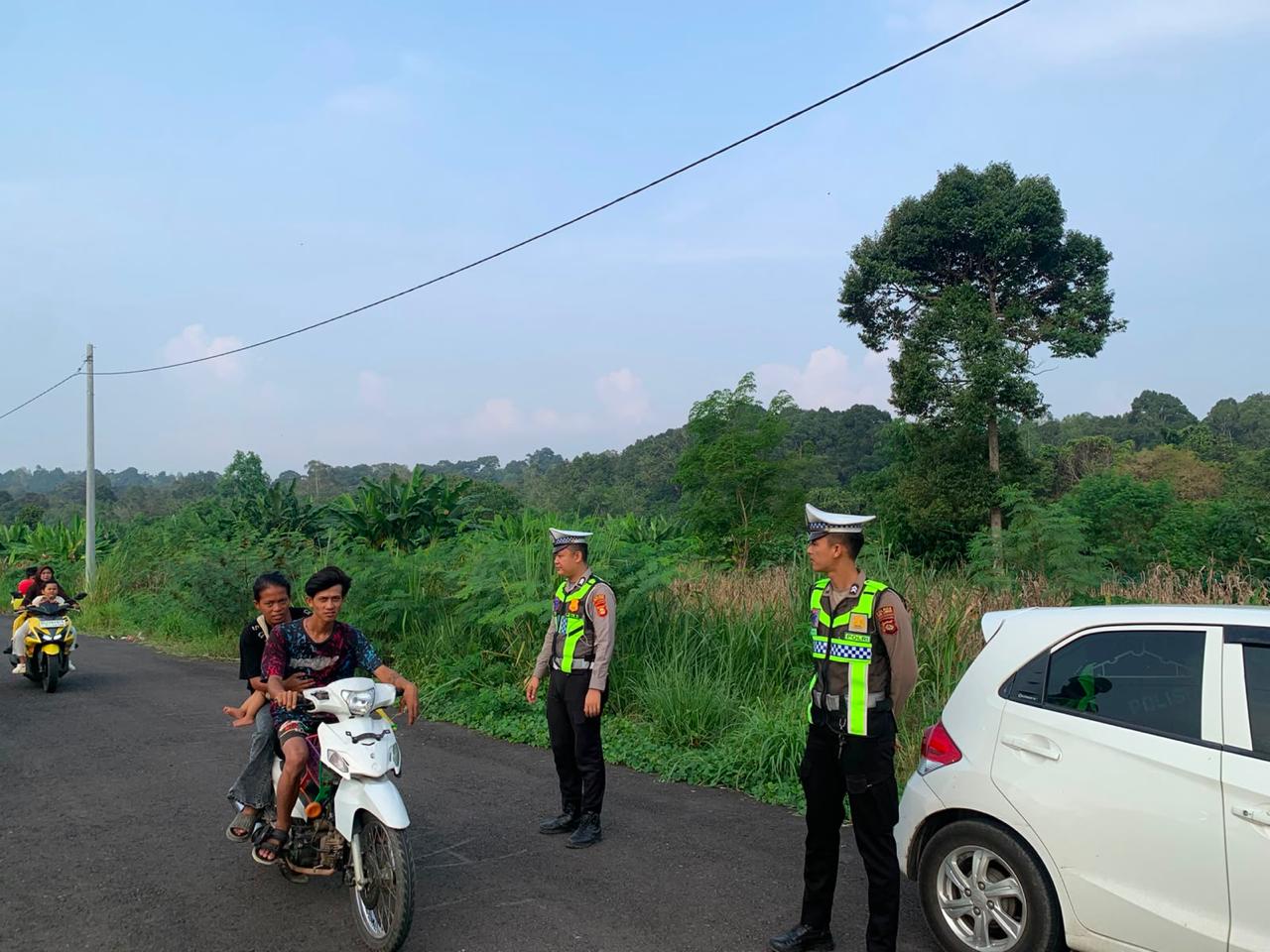Patroli Sore Satlantas Polres Empat Lawang, Jaga Kondusivitas Lalu Lintas dan Antisipasi Kejahatan Jalanan