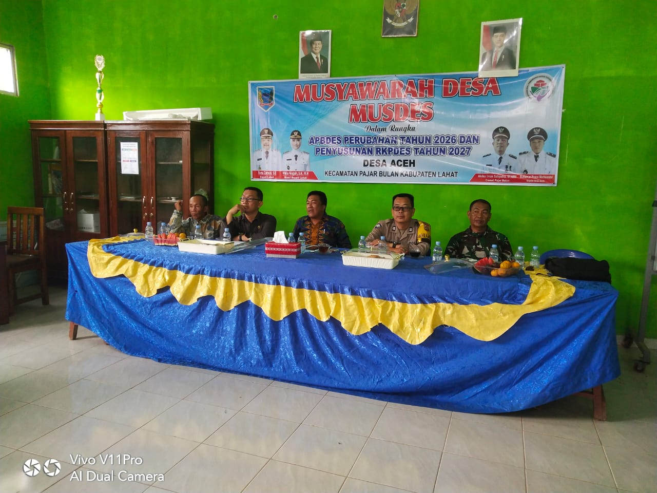 Polsek Pajar Bulan dampingi Musyawarah Desa Aceh Bahas Perubahan APBDes 2026 dan Penyusunan APBDes 2027