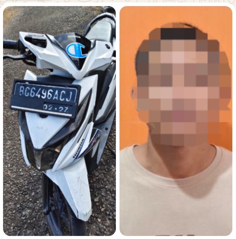 Polsek Sungai Rotan Ungkap Kasus Pencurian Sepeda Motor, Seorang Residivis Diamankan