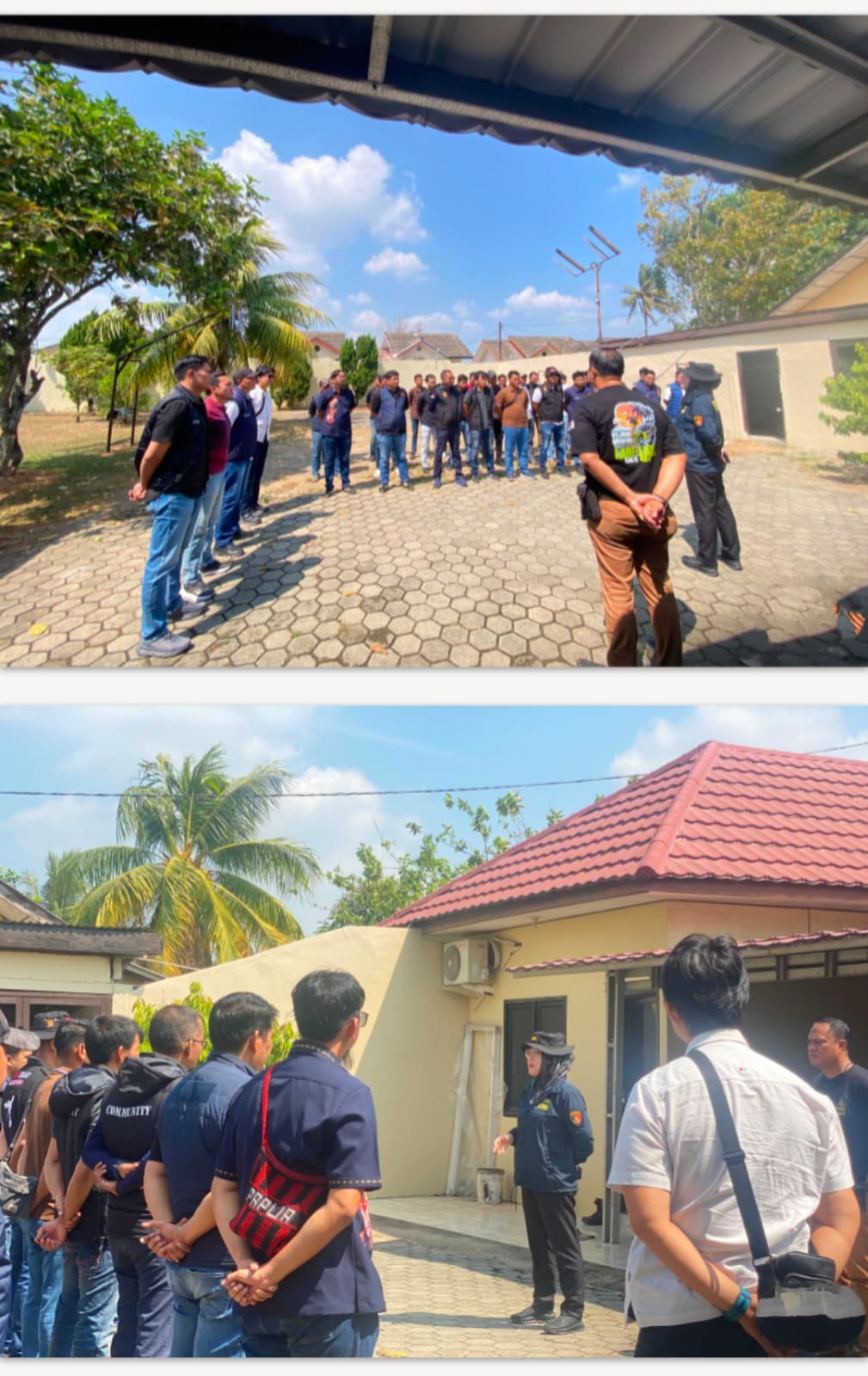 ANTISIPASI MELUASNYA TITIK API DAN KARHUTLA, KAPOLRES OGAN ILIR PIMPIN APEL KESIAPSIAGAAN