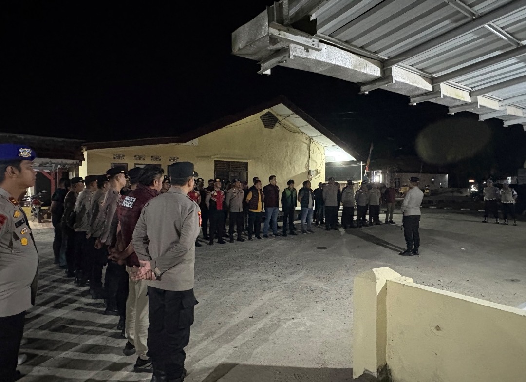 Kapolres OKI Pimpin Apel SOC di Lempuing, Antisipasi 3C hingga Balap Liar