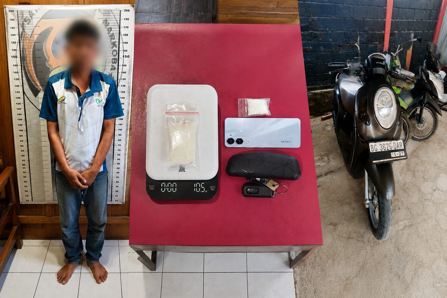 Satres Narkoba Polres Prabumulih Amankan Pengedar Sabu 10,50 Gram di Tanjung Raman