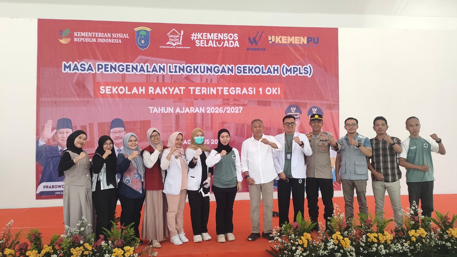 Polsek Teluk Gelam Cek Kesiapan Sekolah Rakyat Jelang Masa Pengenalan Lingkungan Sekolah