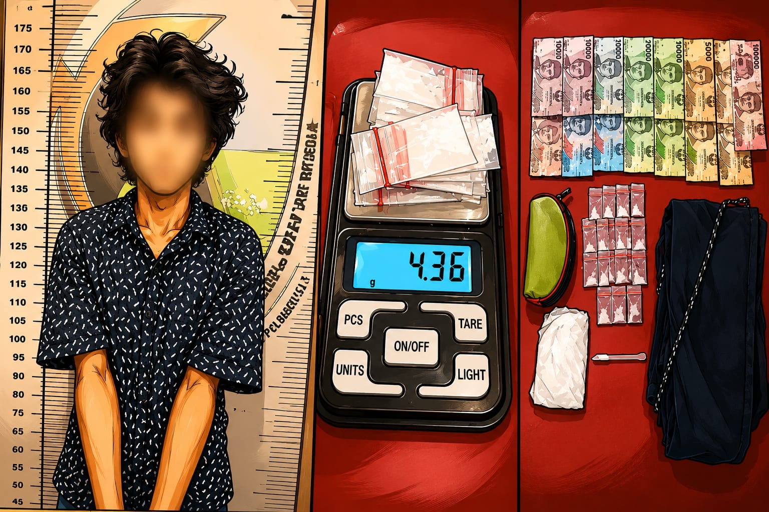 19 Paket Sabu Diamankan, Satresnarkoba Polres Prabumulih Terus Kembangkan Kasus