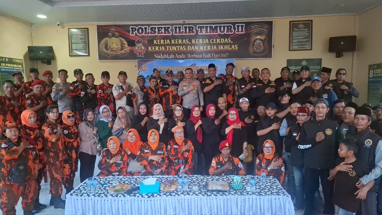 Safari sabuk Kamtibmas Kepolrestabes Palembang di Polsek IT. 2 tekankan bahaya tawuran dan balapan liar
