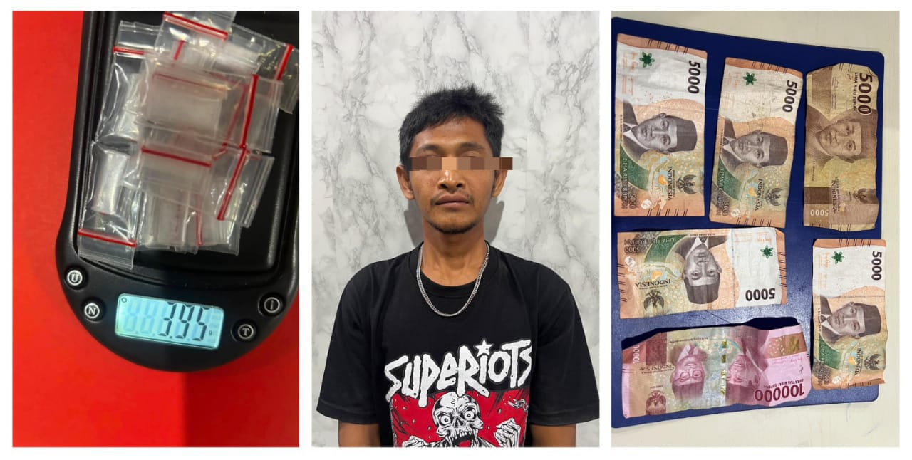 Polres OKU Selatan Gagalkan Transaksi Narkotika di Losmen, 12 Paket Sabu Disita