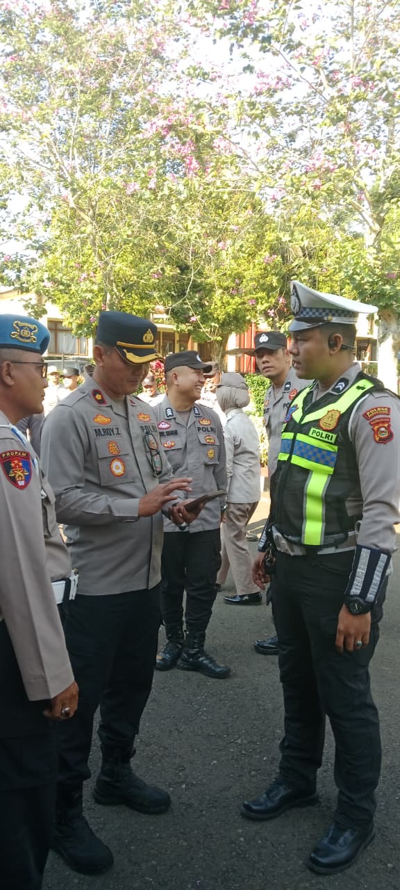 Propam Polres Pagaralam Laksanakan Gaktiblin dan Pemeriksaan Handphone Personel