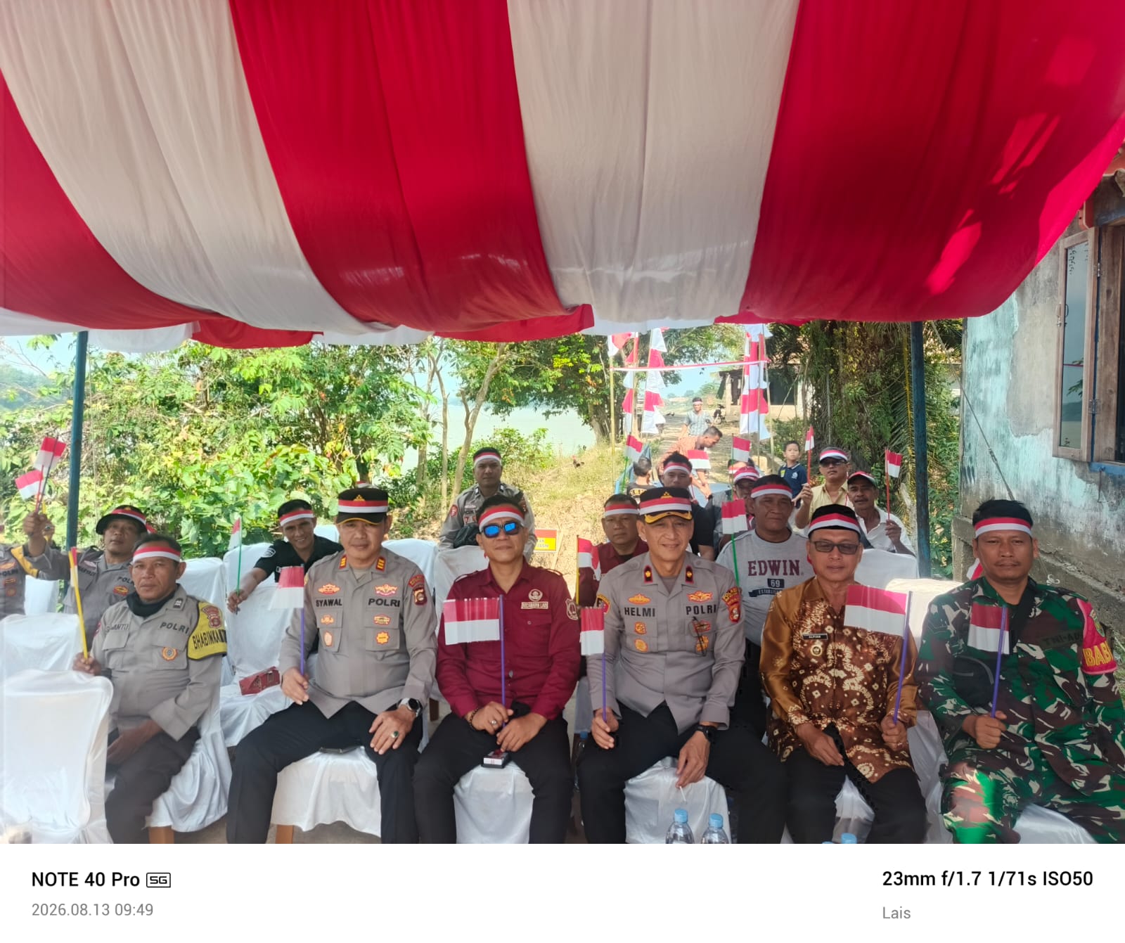 Jembatan Merah Putih Presisi di Muba Resmi Diresmikan Presiden Prabowo, Polres Muba Pastikan Manfaatnya untuk Warga