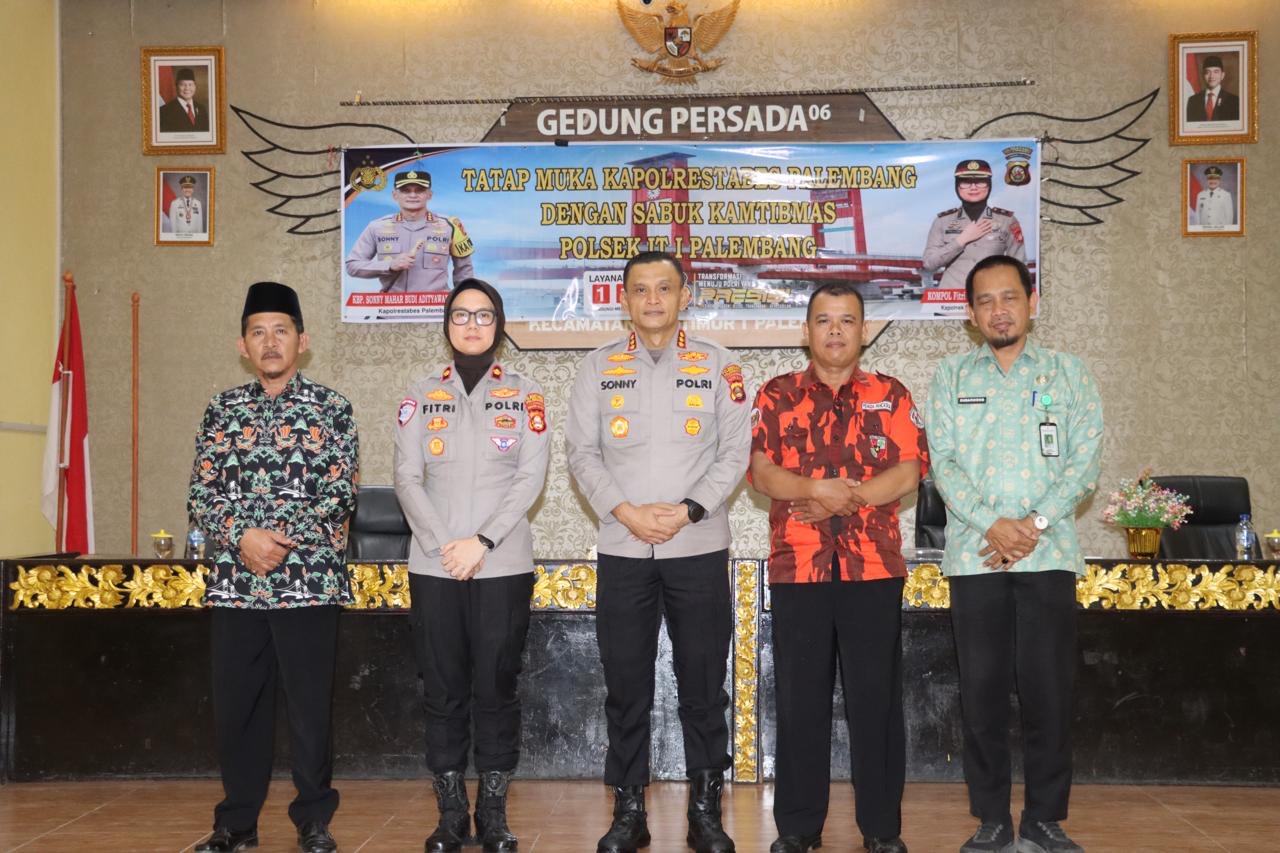 Kapolrestabes Palembang Gerakkan Sabuk Kamtibmas, Warga Diajak Jadi Garda Terdepan Jaga Keamanan