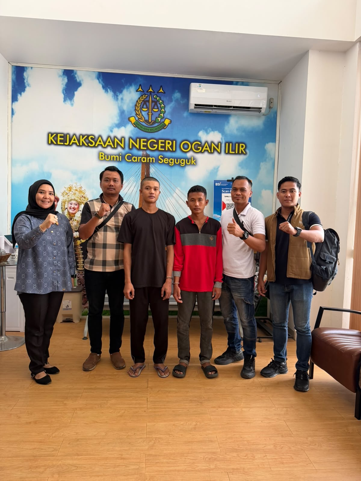 Unit I Sat Res PPA dan PPO Polres Ogan Ilir Serahkan Tiga Tersangka Tahap II ke JPU