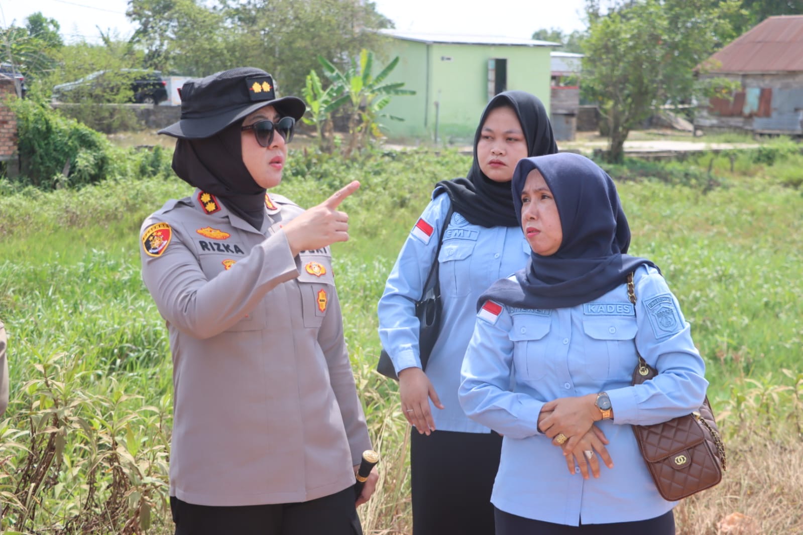 Panas Terik, Musim Kemarau Tiba dan Rawan Karhutla, Kapolres Ogan Ilir Cek Embung serta Persediaan Air di Pemulutan