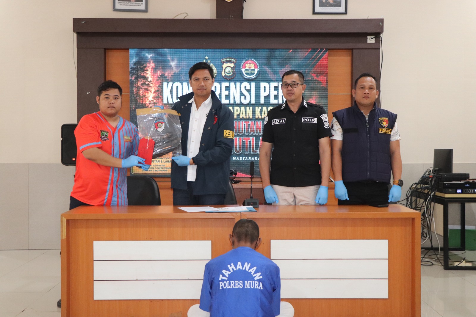 Demi Udara Bersih dan Keselamatan Bersama, Polres Musi Rawas Tindak Tegas Pelaku Pembakaran Lahan